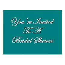 Vous êtes invités à une douche nuptiale cartes postales