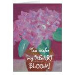 Vous faites ma FLEUR de COEUR ! Carte De Vœux