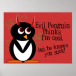 Vous sucez ! Affiche de pingouin