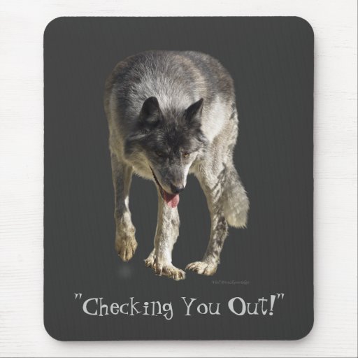 "Vous vérifiant !" Tapis de souris