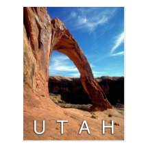 Voûte de couronne, région de Moab, Utah Cartes Postales