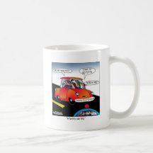 Voyage de voiture familiale mugs à café