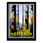 Voyage vintage Australie de carte postale