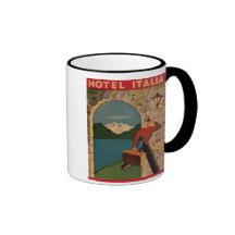 Voyage vintage - hôtel Italie Tasse À Café