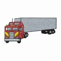 Vrachtwagen met aanhangwagen