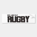 Vrai rugby de jeu d'hommes autocollant pour voiture