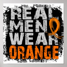 Vraie orange de vêtements pour hommes de RSD Posters