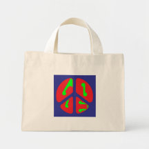 vrede & liefdebolsa canvas tas