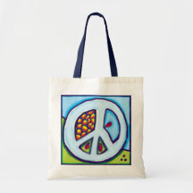 vredes zak. PAIX Canvas Tas