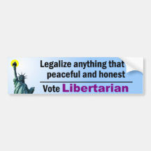 Vreedzaam en Eerlijk om het even wat Bumperstickers
