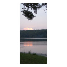 Vreedzame Zonsondergang Custom Reclamekaart