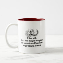Vrees EOD en dander scrab Koffie Bekers