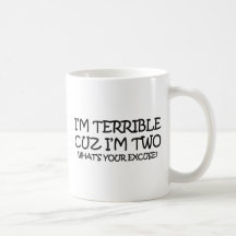 Vreselijke Verjaardag Twee Koffie Mok
