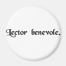 Vriendelijke lezer koelkast magneet