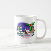 Vrolijke Kerstmis in openlucht Koffie Bekers