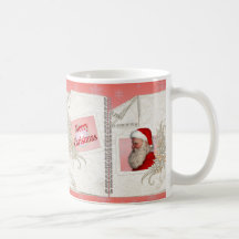 Vrolijke Kerstmis van de kerstman ` s Koffie Bekers