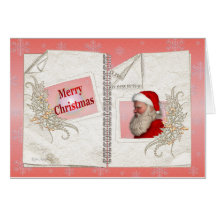 Vrolijke Kerstmis van de kerstman ` s Wenskaart