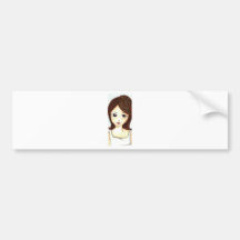 . Vrouw. Bumperstickers