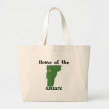 VT van Burlington - Huis van Green Canvas Tas