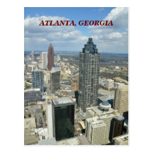 Vue aérienne d'Atlanta, la Géorgie Carte Postale