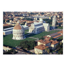 Vue aérienne de Pise, Italie Bristol Personnalisé