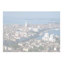 Vue aérienne du campanile et du canal grand du VE Bristols Personnalisés