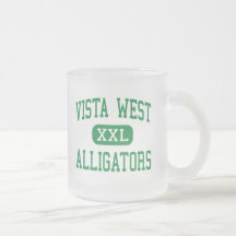 Vue - alligators - Bakersfield occidental Mug À Café