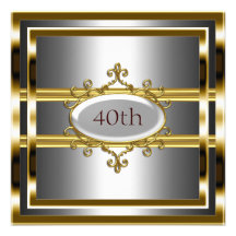 vue argentée de fleur de fête d'anniversaire d'or faire-parts