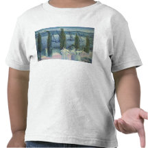 Vue côtière avec des arbres de Cypress, 1896 T-shirt