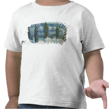 Vue côtière avec des arbres de Cypress, 1896 T-shirt