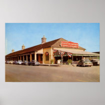 vue de la Nouvelle-Orléans des années 1950 de Café