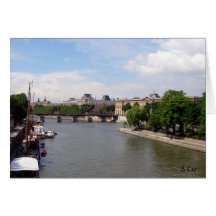 Vue de la Seine, S Cyr Cartes De Vœux