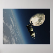 Vue de l'espace poster