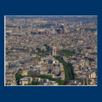 Vue de Paris cartes postales
