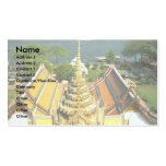Vue de Wat Arun au-dessus du fleuve Chao Phraya, B Cartes De Visite Professionnelles