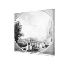 Vue du sud-est de château de Windsor Toile Tendue