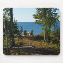 Vue Mousepad du lac Supérieur Tapis De Souris