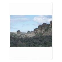 Vue rocheuse de falaise cartes postales
