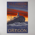 Vuurtoren Oregon - Tillamook Plaat