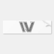 W ADHÉSIFS POUR VOITURE