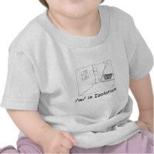 W en isolation t-shirts