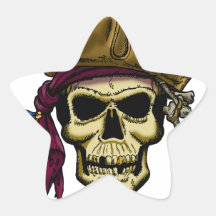 Waar er Piraten zijn, is er een Partij! Stervormige Sticker