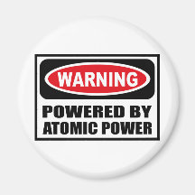 Waarschuwing DOOR de Magneet die van de ATOOMMACHT