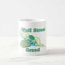 Wall Street Greed Tasse À Café