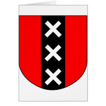 Wapen Amsterdam, Nederland Kaarten