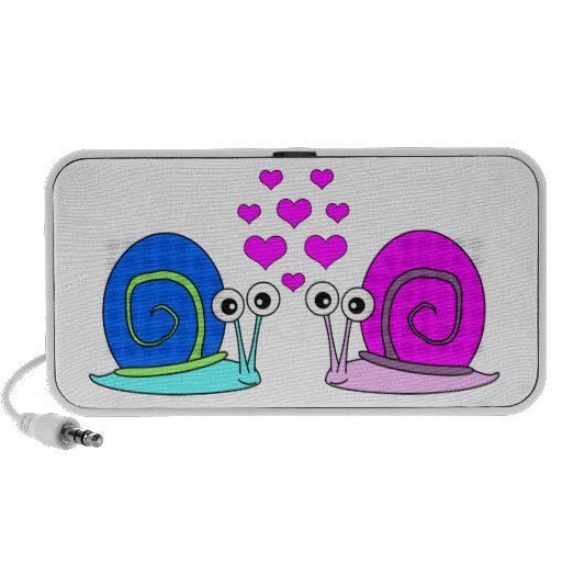 Ware Liefde - de Leuke Cartoon van de Slak Speaker Systeem