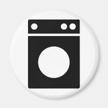wasmachine pictogram magneet
