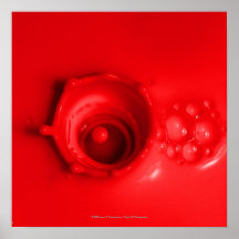 WAT daling van rood Afdruk