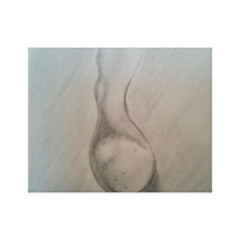 "Waterdruppel" Canvas Afdruk