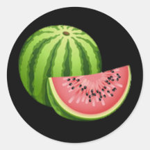 Watermeloen om Stickers